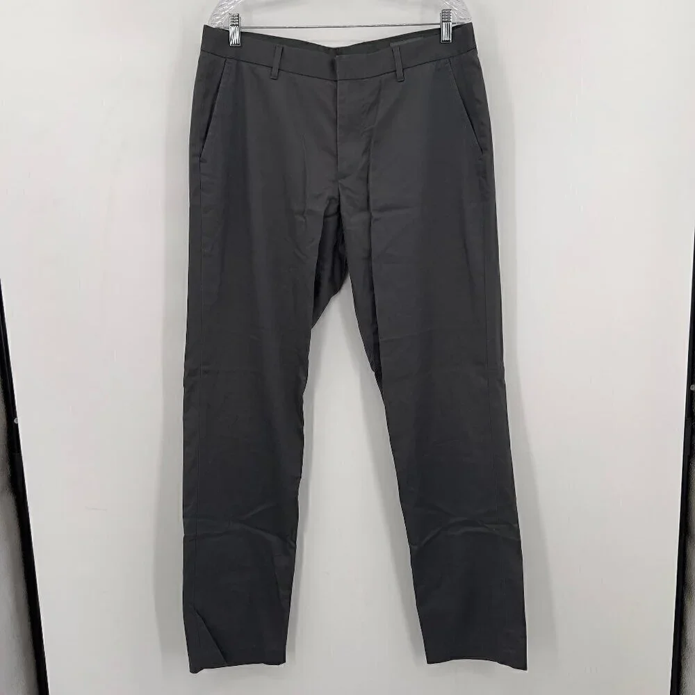 Bonobos Men's Friday Slate Weekend Warrior Dress Athletic Gray Pants Size 34/34